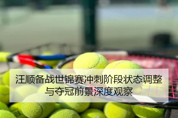 汪顺备战世锦赛冲刺阶段状态调整与夺冠前景深度观察